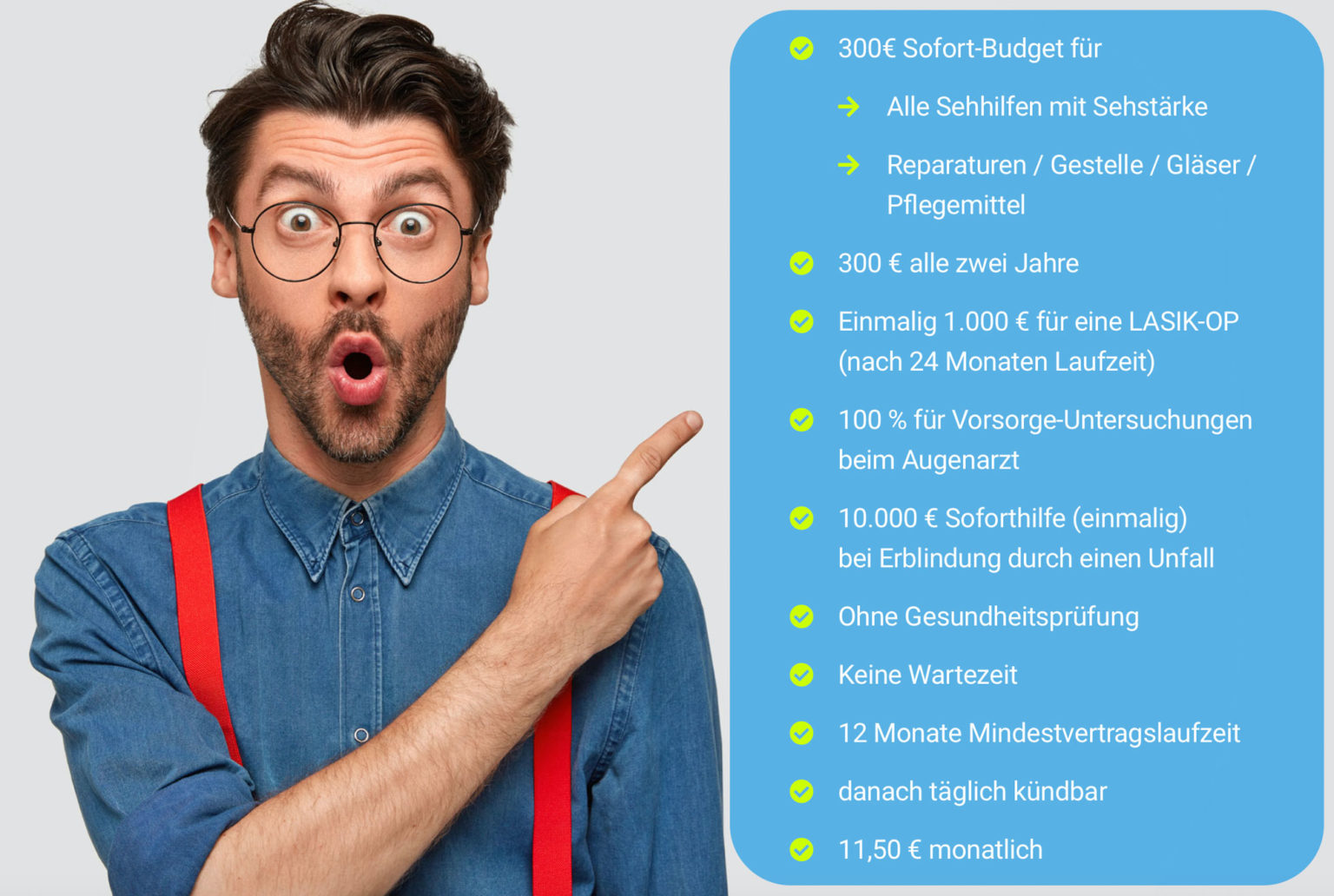 Brillen Zusatzversicherung